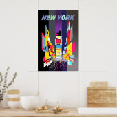 ニューヨーク市時期旅行ポスター ポスター (キッチン)