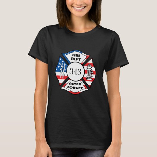 ニューヨーク市消防局 (FDNY) Tシャツ (正面)