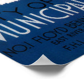 ニューヨーク市立空港ヴィンテージポスター ポスター (角)