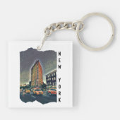 ニューヨーク市立美的フォトアート キーホルダー (裏面)