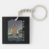 ニューヨーク市立美的フォトアート キーホルダー (裏面)