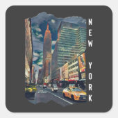 ニューヨーク市立美的フォトアート スクエアシール (正面)