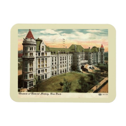 ニューヨーク市立自然史博物館ヴィンテージ マグネット (横)
