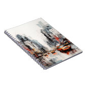 ニューヨーク市絵を描風景。 ノートブック (右側)