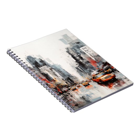 ニューヨーク市絵を描風景。 ノートブック (右側)