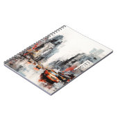 ニューヨーク市絵を描風景。 ノートブック (左側)