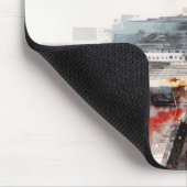 ニューヨーク市絵を描風景。 マウスパッド (コーナー)