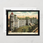 ニューヨーク市自然史博物館1910 Vint ポストカード (正面/裏面)