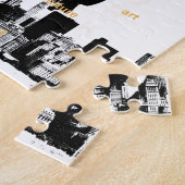 ニューヨーク市自由の女神 ジグソーパズル (側面)