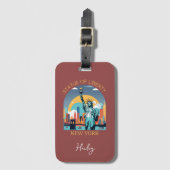 ニューヨーク市自由の女神 ラゲッジタグ (正面縦)