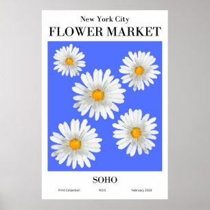 ニューヨーク市花市場SOHOポスター ポスター