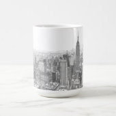 ニューヨーク市街の風景のイラスト コーヒーマグカップ (中央)