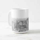 ニューヨーク市街の風景のイラスト コーヒーマグカップ (正面左)