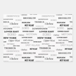 ニューヨーク市街 ラッピングペーパーシート