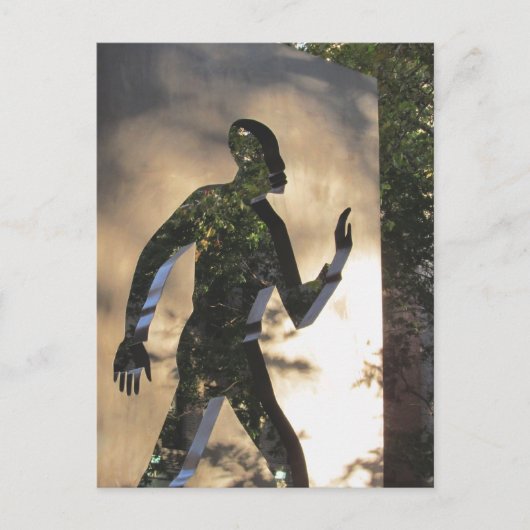 ニューヨーク市郵便はがき内の見えない男 ポストカード (正面)
