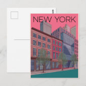 ニューヨーク市郵便はがき ポストカード (正面/裏面)