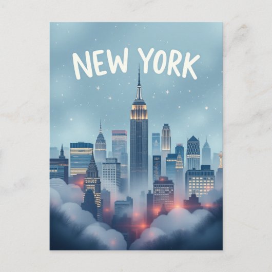 ニューヨーク市郵便はがき ポストカード (正面)