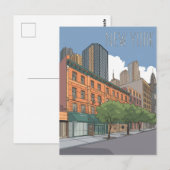 ニューヨーク市郵便はがき ポストカード (正面/裏面)