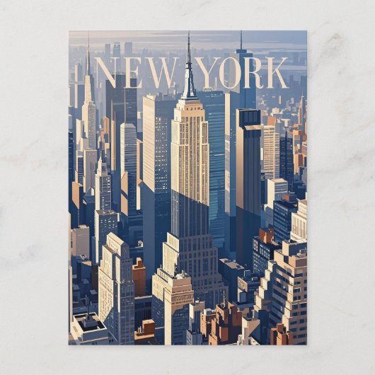 ニューヨーク市郵便はがき ポストカード (正面)