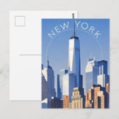 ニューヨーク市郵便はがき ポストカード (正面/裏面)