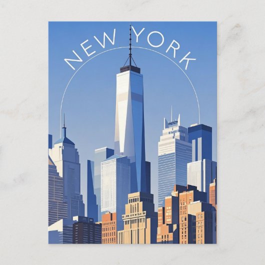 ニューヨーク市郵便はがき ポストカード (正面)