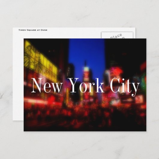 ニューヨーク市郵便はがき ポストカード (正面/裏面)