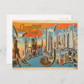 ニューヨーク市郵便はがき ポストカード (正面/裏面)