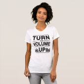 ニューヨーク市長マムダニ 音量を上げろ Tシャツ (正面フル)