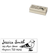 ニューヨーク市鳩バードガルシーガルアドレス ラバースタンプ (押印)