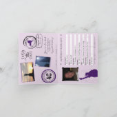 ニューヨーク市40th Birthday Passport 招待状 (内部)