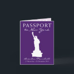 ニューヨーク市40th Birthday Passport 招待状<br><div class="desc">おもしろい40歳の誕生日ギフトサプライズ！ギフトとして旅与えにおもしろいの方法が必要か！すべての情報を持つパスポートを送りなさい。これはニューヨーク市のもし為だが、お客様の場所や配色は確かなものでございますのでお知らせ下さい。私が作成します。 paula@labellarue.comまでメールでお知らせ</div>