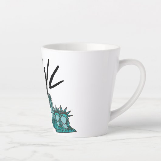 ニューヨーク市 カフェラテマグ (右)