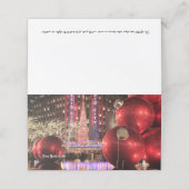 ニューヨーク市 クリスマス ポストカード (外部開封)
