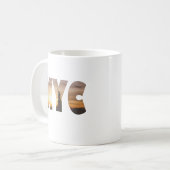 ニューヨーク市 コーヒーマグカップ (正面左)