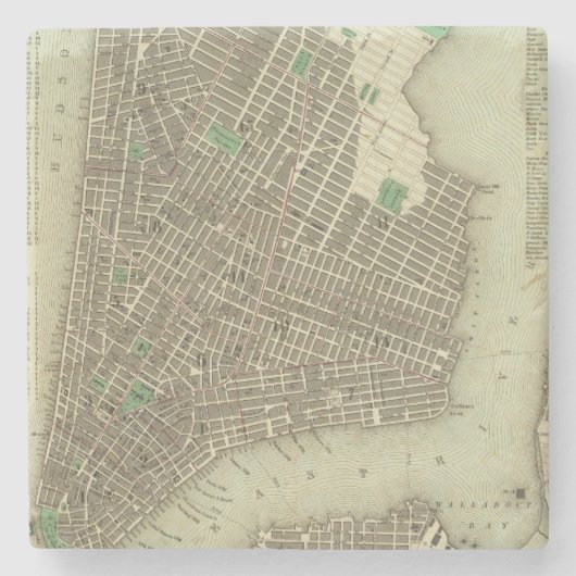 ニューヨーク市 ストーンコースター (正面)