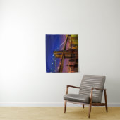 ニューヨーク市、ブルックリンブリッジアットナイト  タペストリー (インサイチュ)