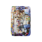 ニューヨーク市·ホットドッグ·ゴッド バスマット (正面縦)