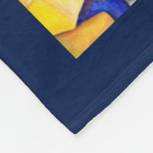 ニューヨーク市·ホットドッグ·ゴッド フリースブランケット (角)