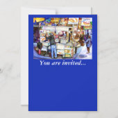 ニューヨーク市·ホットドッグ·ゴッド マグネット招待状 (正面)