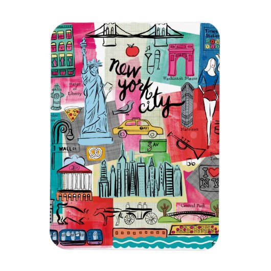 ニューヨーク市 マグネット (縦)