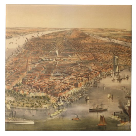 ニューヨーク市、18 タイル (正面)