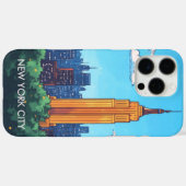 ニューヨーク市, NY - アメリカ旅行 Case-Mate iPhoneケース (裏面 (横))