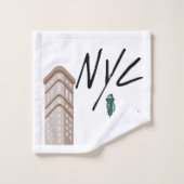 ニューヨーク市 NYC バスタオルセット (ウォッシュタオル)