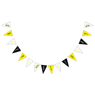 ニューヨーク市NYCイエロータクシーキャブバースデーパーティー バンティングフラッグ