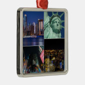 ニューヨーク市NYCコラージュ写真の街並 メタルオーナメント (右)