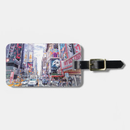 ニューヨーク市NYCトラベルカスタマイズ可能な名前 ラゲッジタグ
