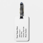 ニューヨーク市NYCトラベルカスタマイズ可能な名前 ラゲッジタグ (裏面縦)