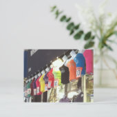 ニューヨーク市NYC卸売地区衣料品販売 ポストカード (スタンド正面)