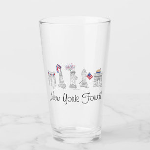 ニューヨーク市NYC 7月第4ランドマーク タンブラーグラス