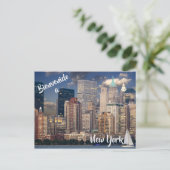 ニューヨーク市USAポストカードへようこそ ポストカード (スタンド正面)